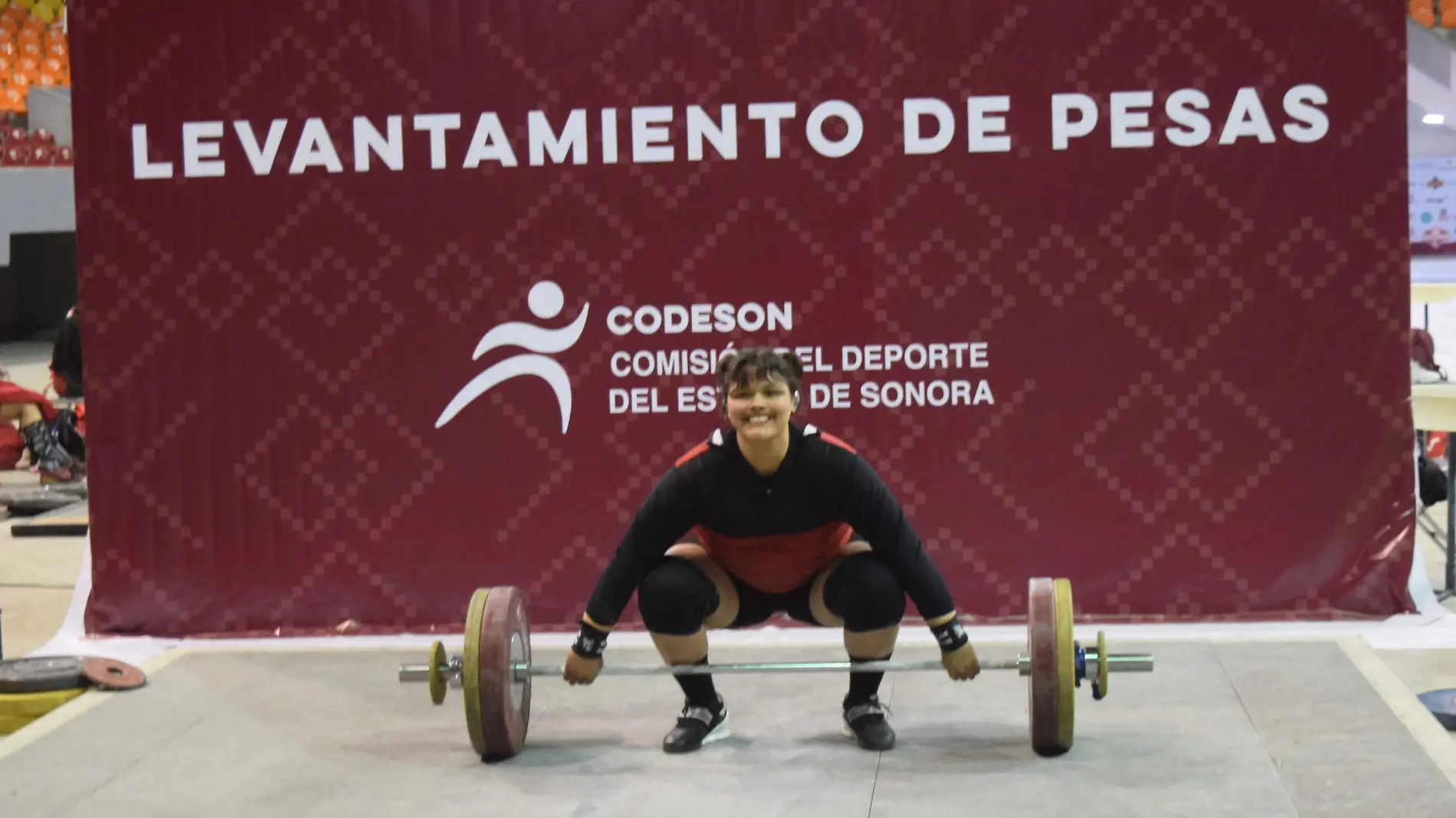 Noemí Rodríguez al Nacional Sub 20 de Pesas                  (Cortesía Codeson)